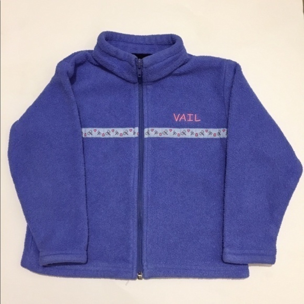 Black diamond girls 4T fleece zip up coat